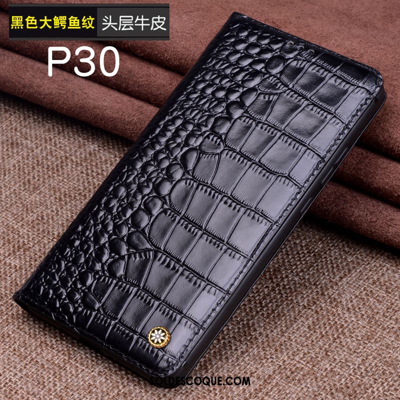 Coque Huawei P30 Téléphone Portable Personnalité Étui En Cuir Créatif Dormance Soldes