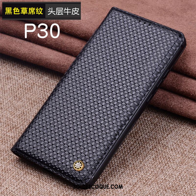 Coque Huawei P30 Téléphone Portable Personnalité Étui En Cuir Créatif Dormance Soldes