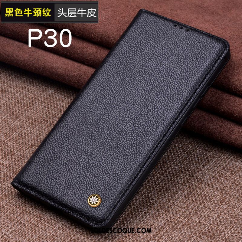 Coque Huawei P30 Téléphone Portable Personnalité Étui En Cuir Créatif Dormance Soldes