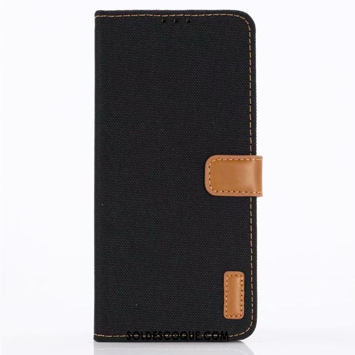 Coque Huawei P30 Téléphone Portable Étui Cuir Étui En Cuir Denim Pas Cher