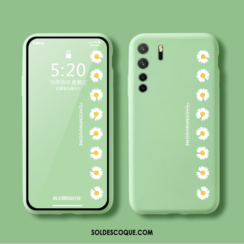 Coque Huawei P40 Lite 5g Très Mince Étui Incassable Vert Fluide Doux En Vente