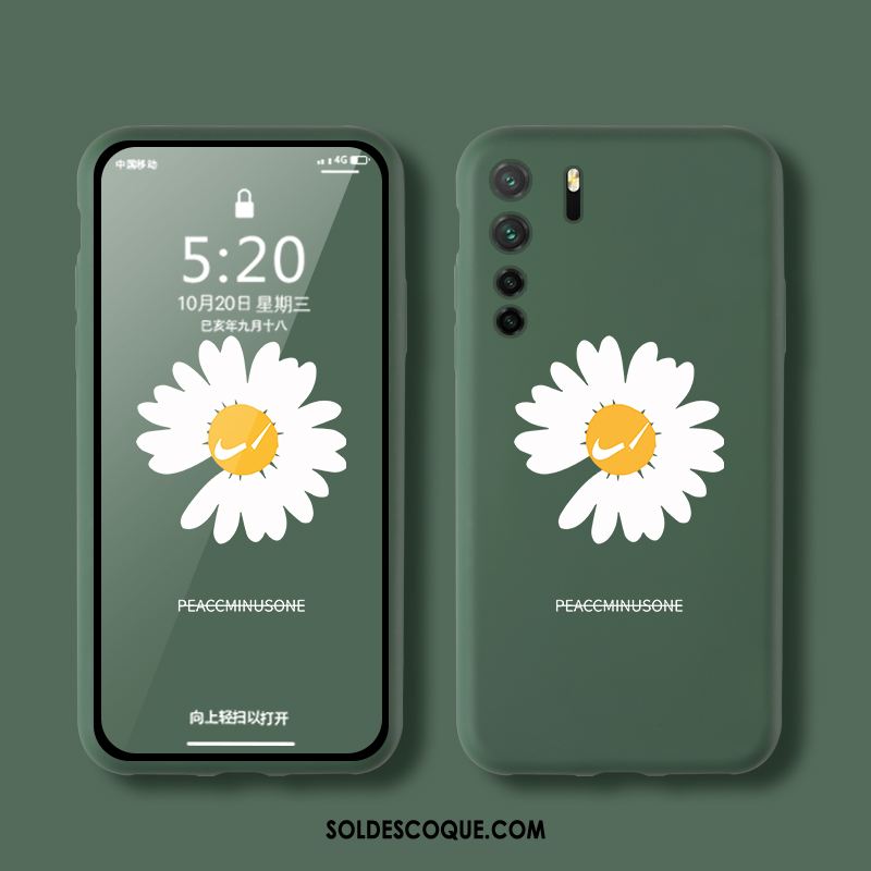 Coque Huawei P40 Lite 5g Très Mince Étui Incassable Vert Fluide Doux En Vente