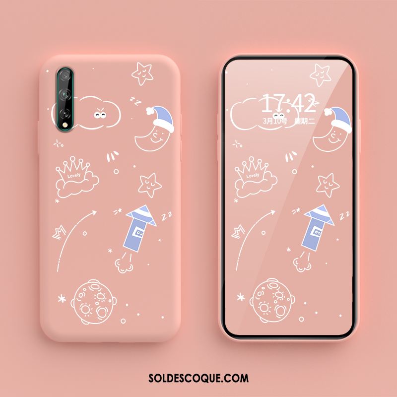 Coque Huawei P40 Lite E Incassable Créatif Étui Rouge Net Rouge Pas Cher