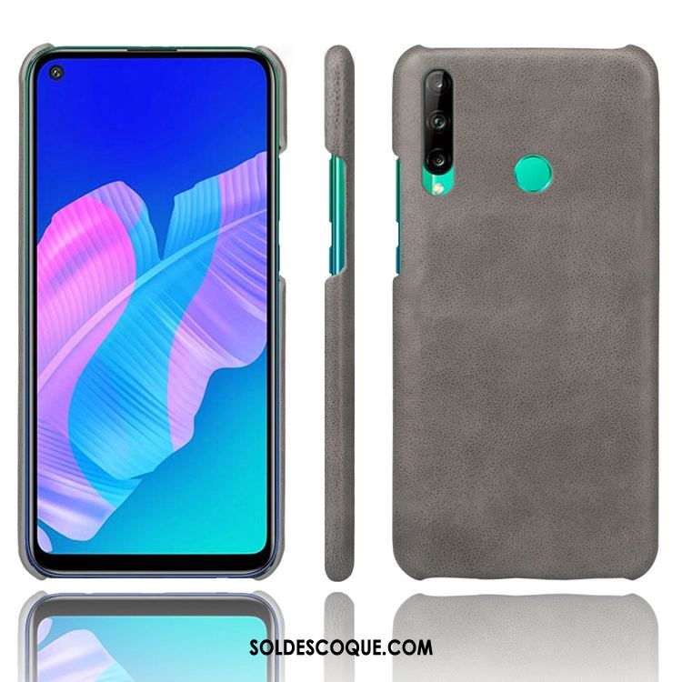 Coque Huawei P40 Lite E Sac Étui Gris Téléphone Portable Incassable Pas Cher