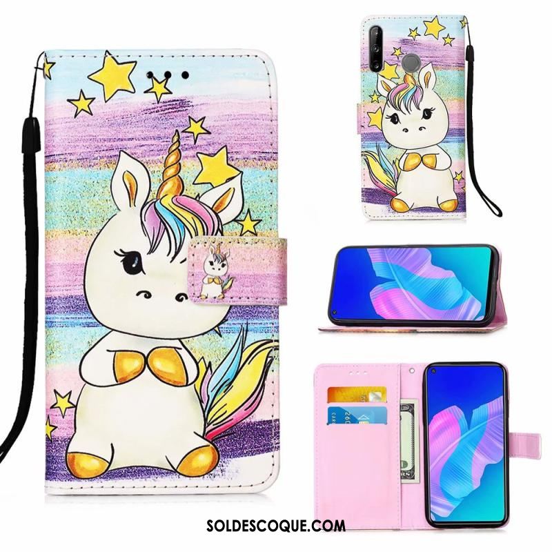 Coque Huawei P40 Lite E Tendance Téléphone Portable Clamshell Peinture Étui Pas Cher