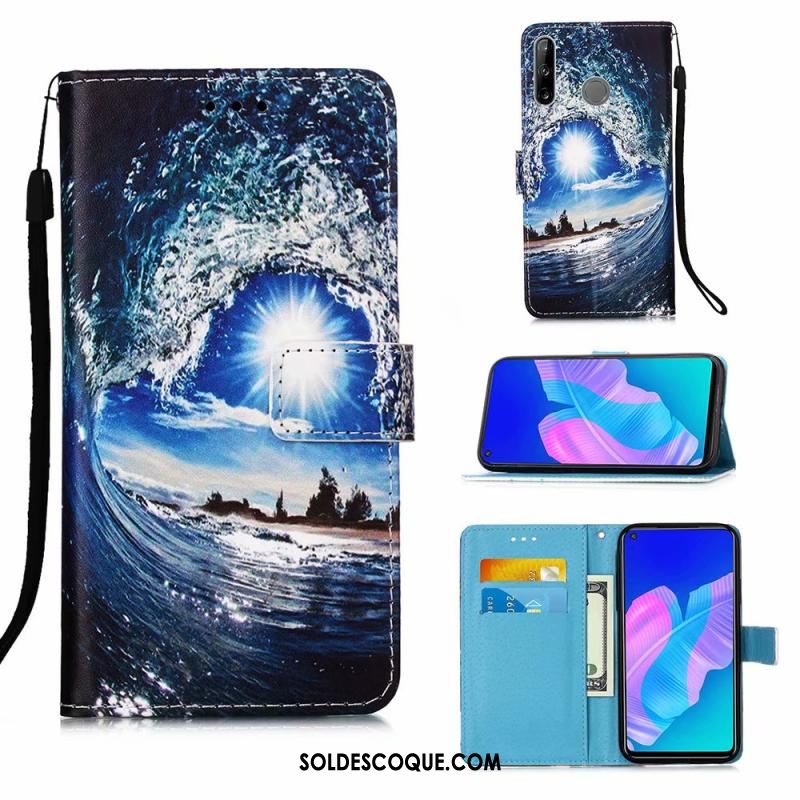 Coque Huawei P40 Lite E Tendance Téléphone Portable Clamshell Peinture Étui Pas Cher