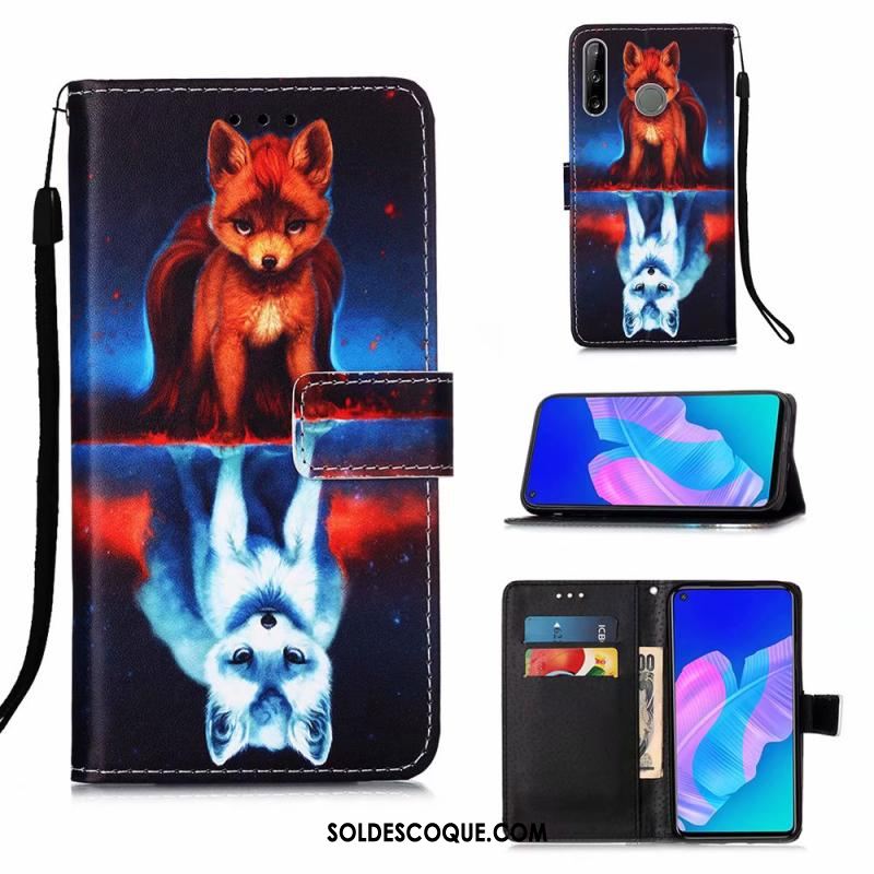 Coque Huawei P40 Lite E Tendance Téléphone Portable Clamshell Peinture Étui Pas Cher