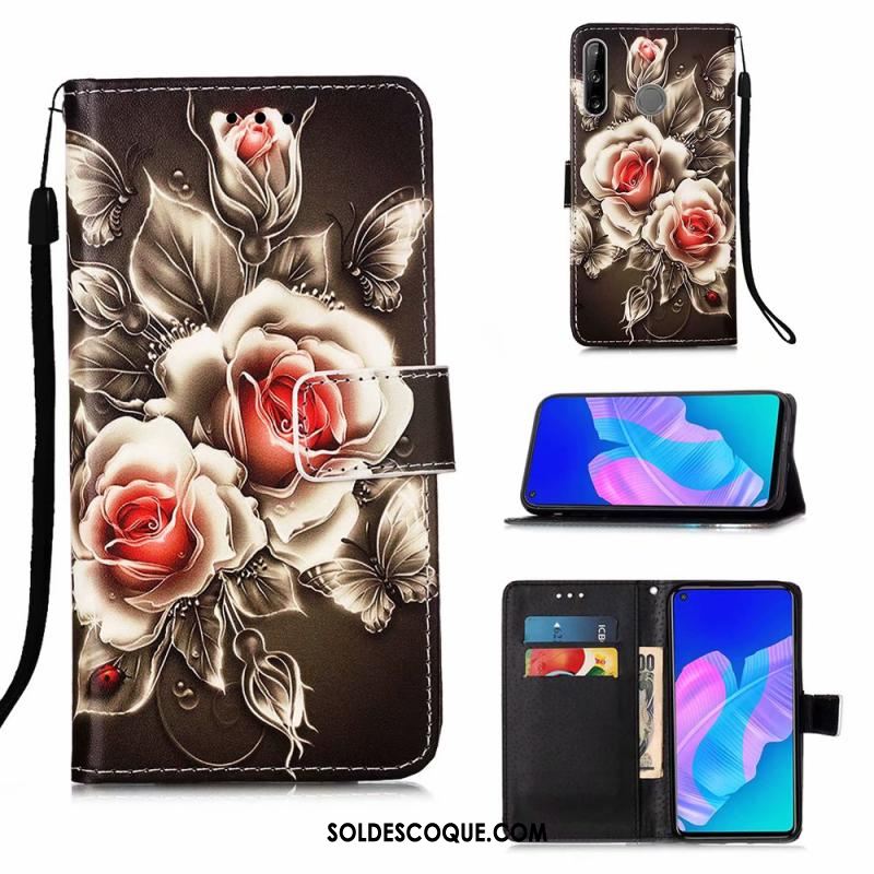 Coque Huawei P40 Lite E Tendance Téléphone Portable Clamshell Peinture Étui Pas Cher