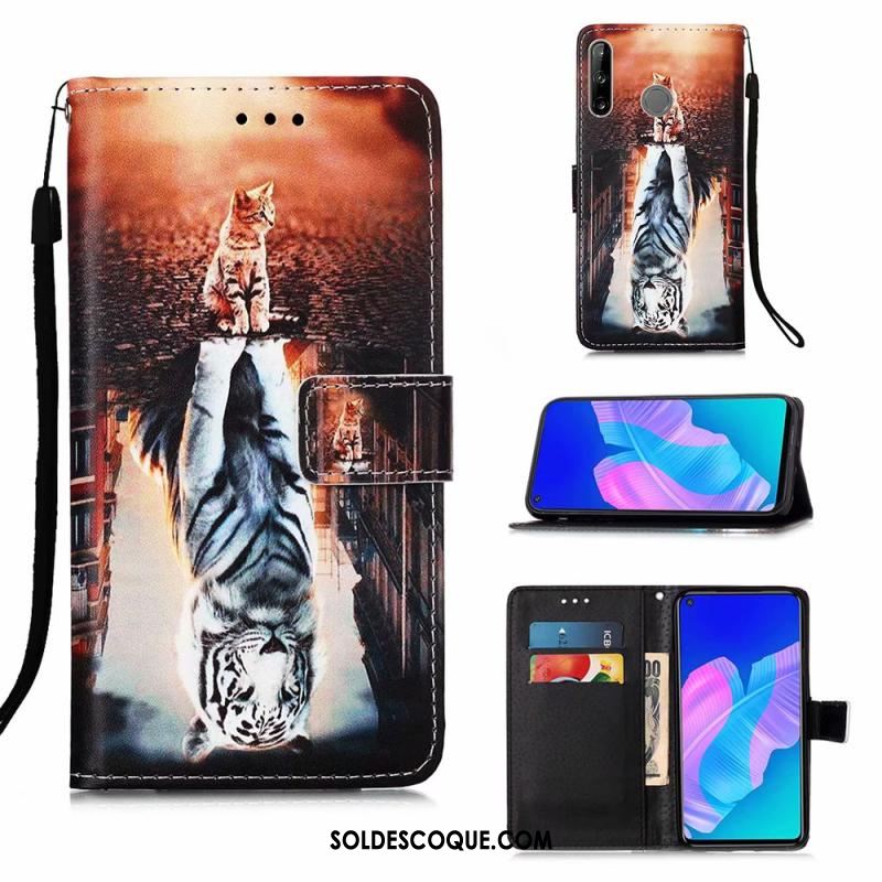 Coque Huawei P40 Lite E Tendance Téléphone Portable Clamshell Peinture Étui Pas Cher