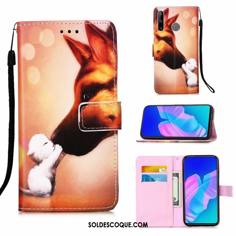 Coque Huawei P40 Lite E Tendance Téléphone Portable Clamshell Peinture Étui Pas Cher