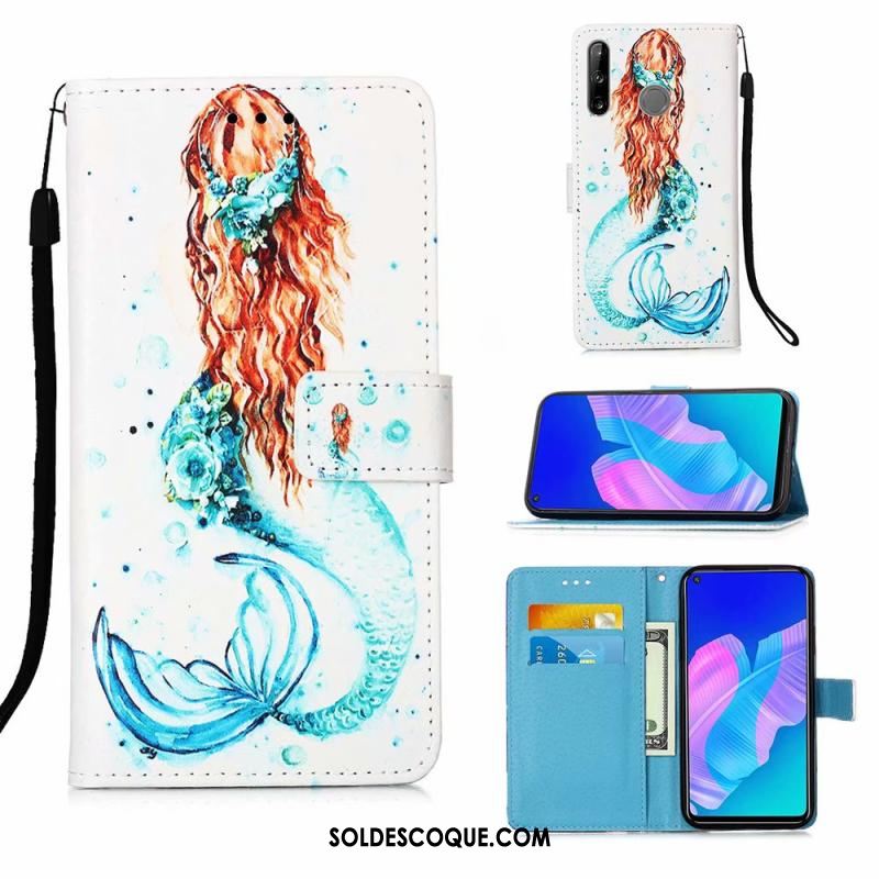 Coque Huawei P40 Lite E Tendance Téléphone Portable Clamshell Peinture Étui Pas Cher