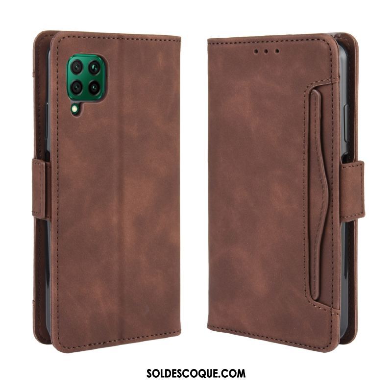 Coque Huawei P40 Lite Protection Vintage Téléphone Portable Étui En Cuir Carte En Ligne