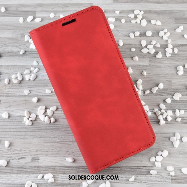 Coque Huawei P40 Lite Support Clamshell Portefeuille Téléphone Portable Étui En Cuir En Vente