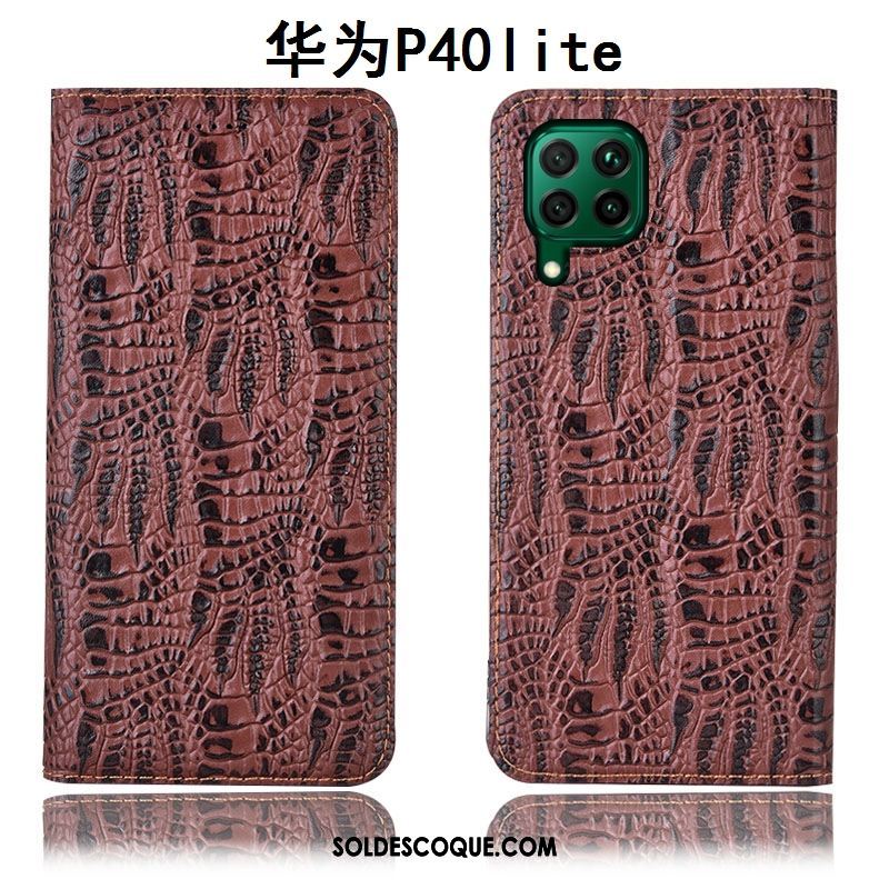 Coque Huawei P40 Lite Tout Compris Téléphone Portable Étui Bleu Étui En Cuir En Ligne