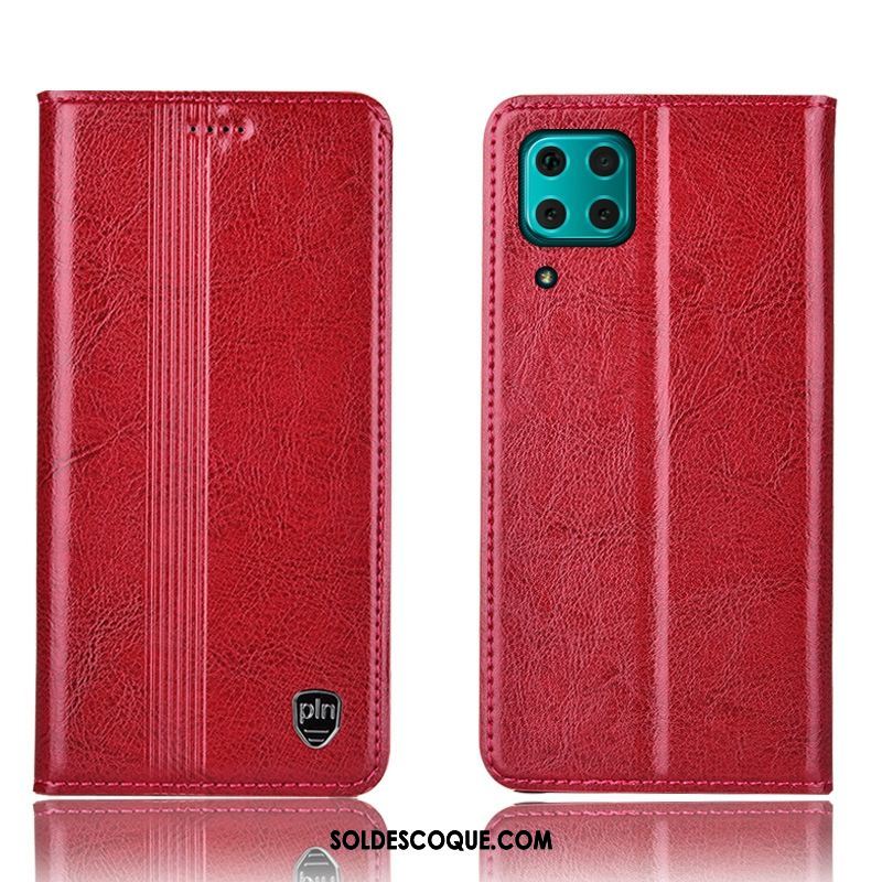 Coque Huawei P40 Lite Étui En Cuir Protection Téléphone Portable Housse France