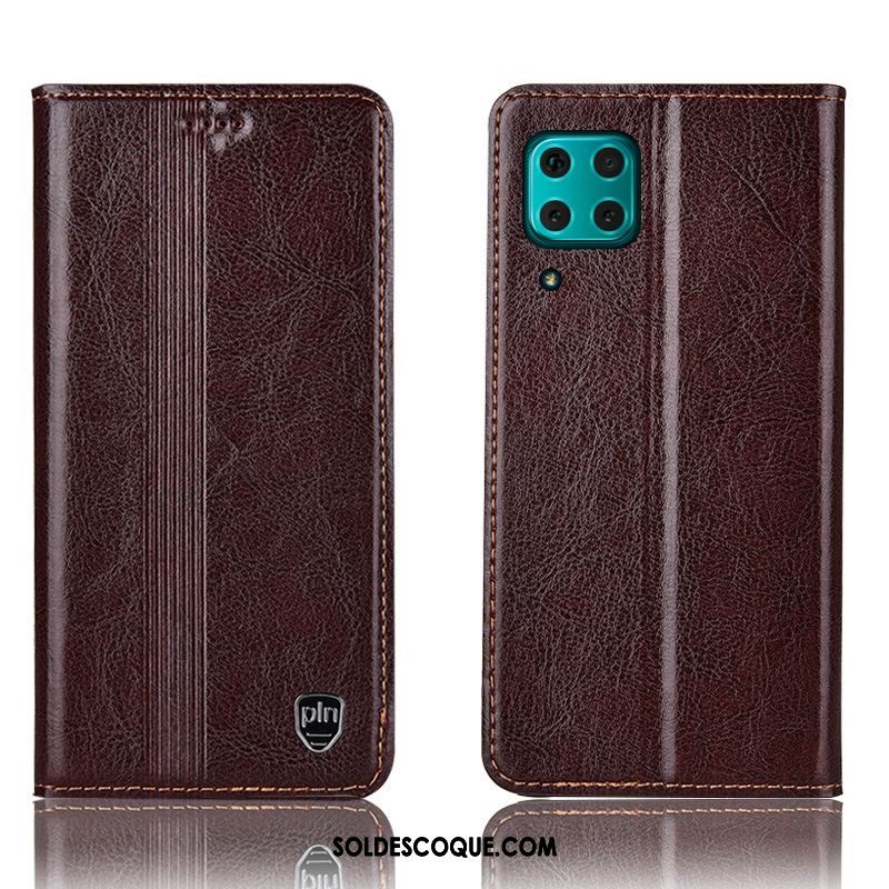 Coque Huawei P40 Lite Étui En Cuir Protection Téléphone Portable Housse France