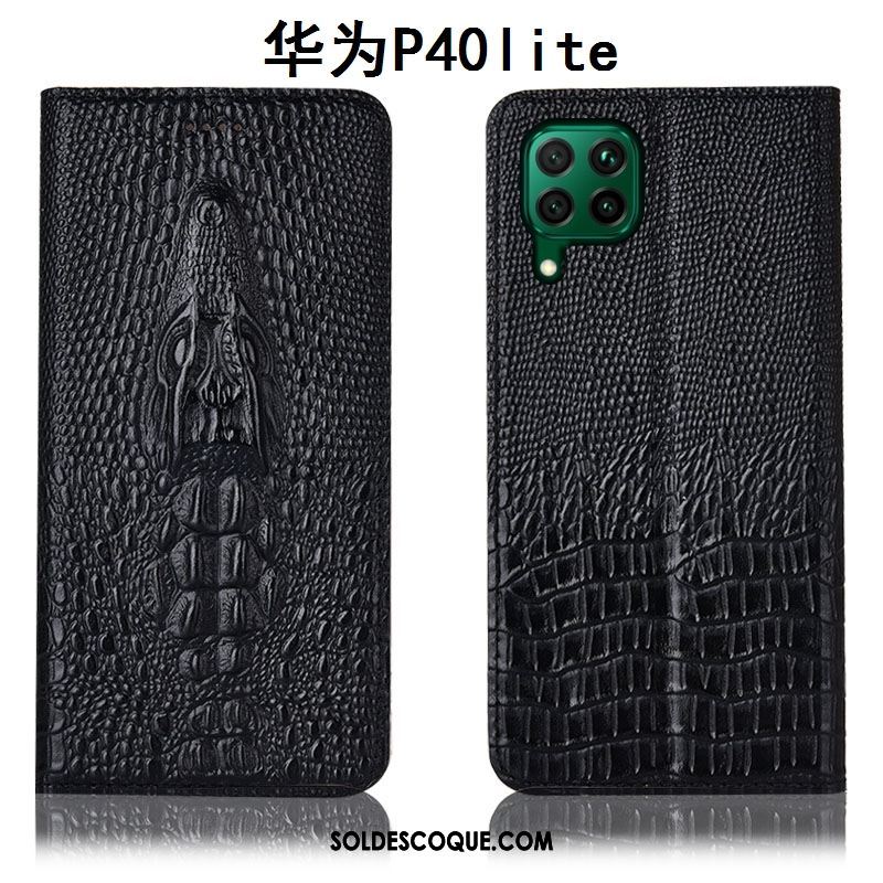 Coque Huawei P40 Lite Étui En Cuir Téléphone Portable Jaune Protection Tout Compris En Vente