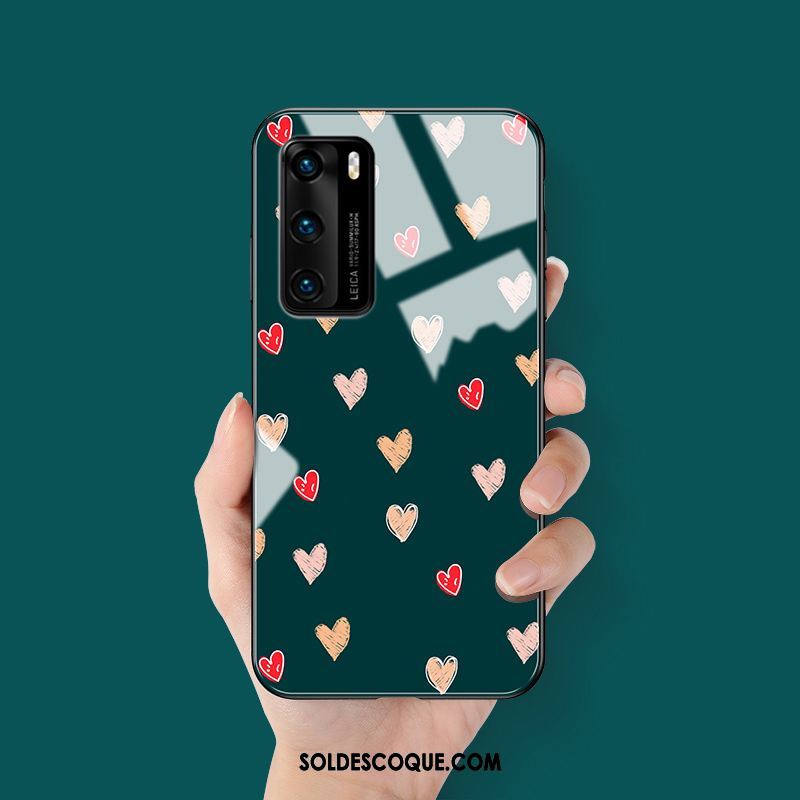 Coque Huawei P40 Mode Personnalité Verre Jeunesse Protection En Vente