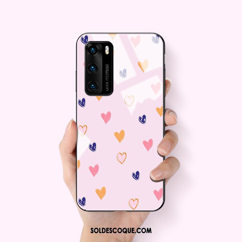 Coque Huawei P40 Mode Personnalité Verre Jeunesse Protection En Vente