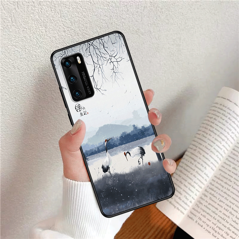 Coque Huawei P40 Modèle Art Téléphone Portable Frais Vent Soldes