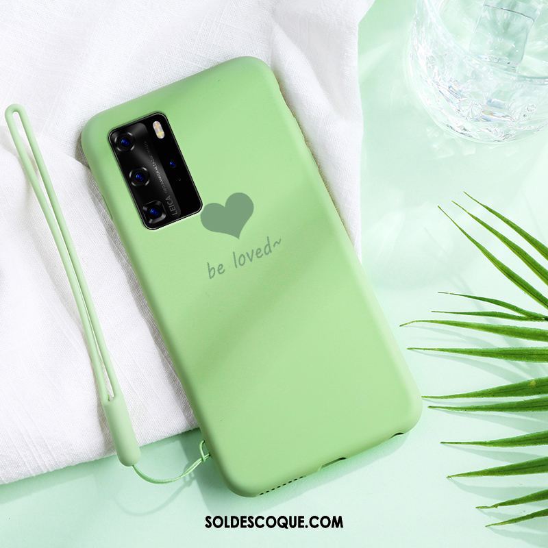 Coque Huawei P40 Pro Amour Amoureux Téléphone Portable Protection Très Mince En Vente