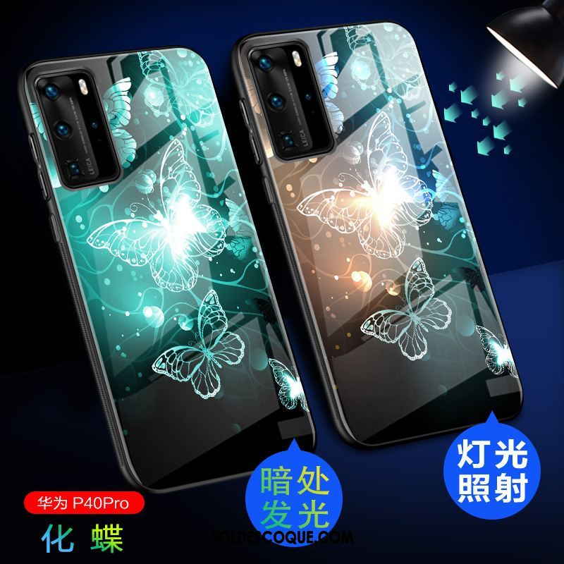 Coque Huawei P40 Pro Incassable Luxe Créatif Délavé En Daim Étui France