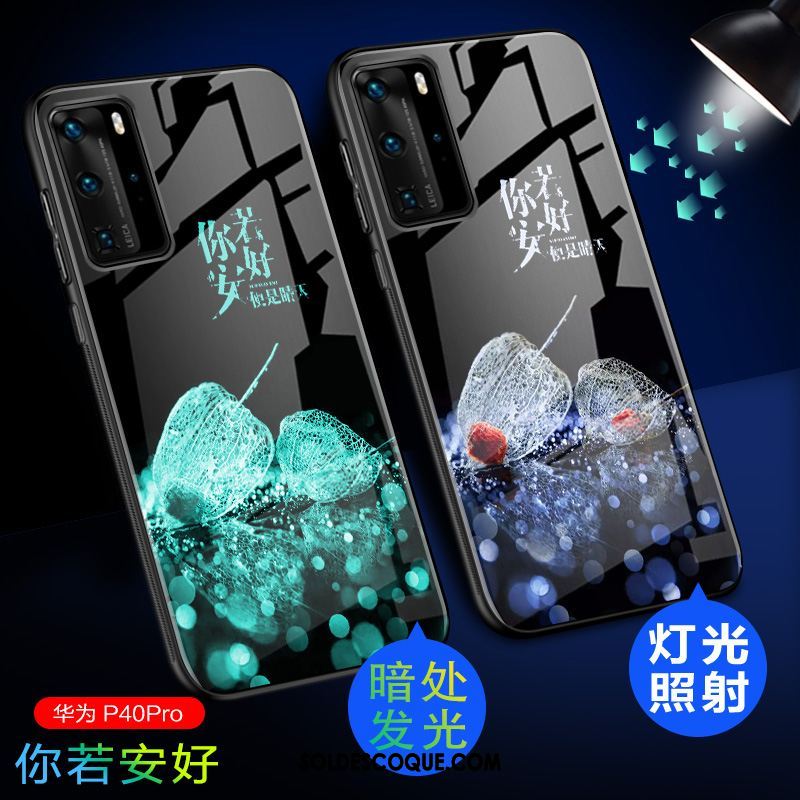 Coque Huawei P40 Pro Incassable Luxe Créatif Délavé En Daim Étui France