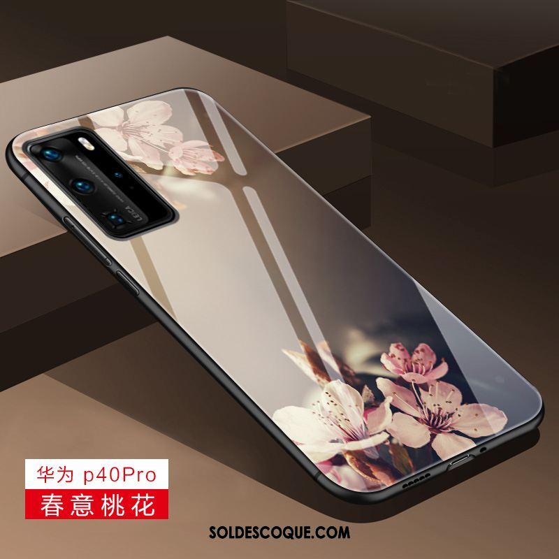 Coque Huawei P40 Pro Incassable Luxe Créatif Délavé En Daim Étui France