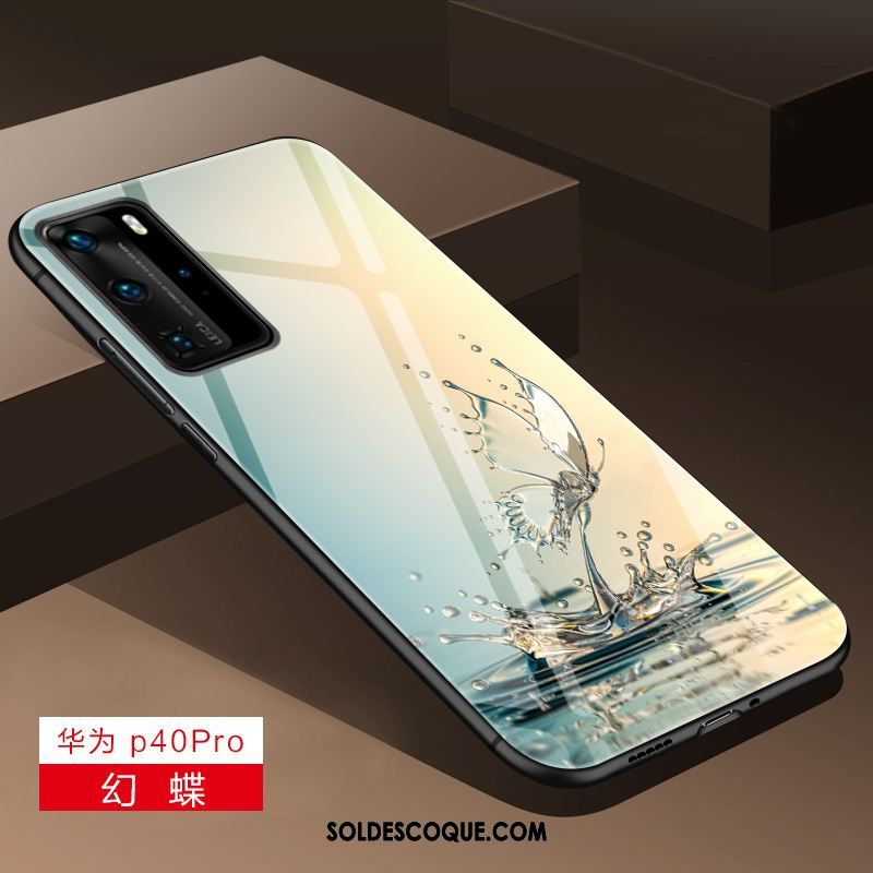 Coque Huawei P40 Pro Incassable Luxe Créatif Délavé En Daim Étui France