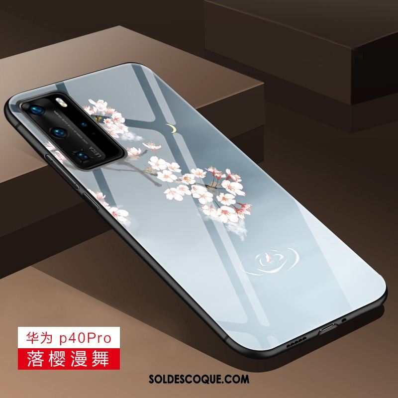 Coque Huawei P40 Pro Incassable Luxe Créatif Délavé En Daim Étui France