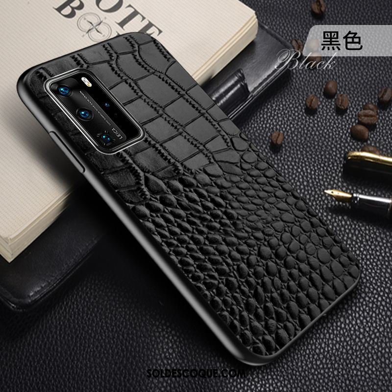 Coque Huawei P40 Pro Marque De Tendance Incassable Téléphone Portable Tout Compris Étui En Cuir Pas Cher