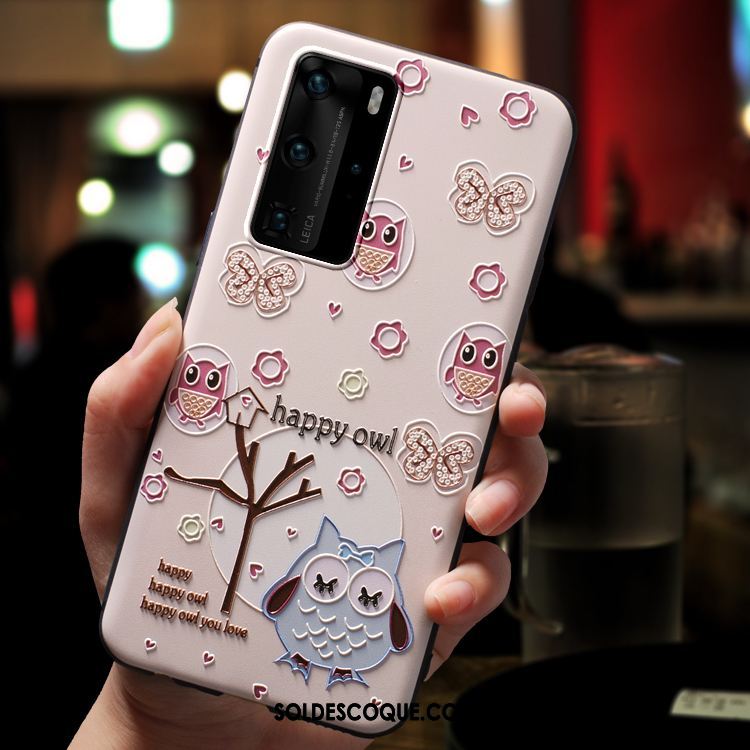 Coque Huawei P40 Pro Nouveau Net Rouge Dessin Animé Tout Compris Téléphone Portable Pas Cher