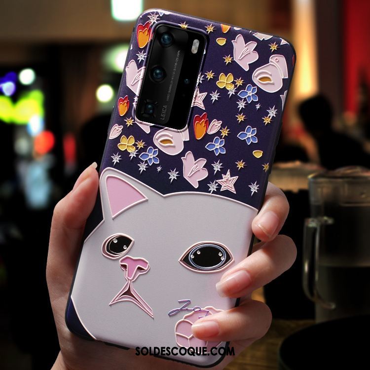 Coque Huawei P40 Pro Nouveau Net Rouge Dessin Animé Tout Compris Téléphone Portable Pas Cher