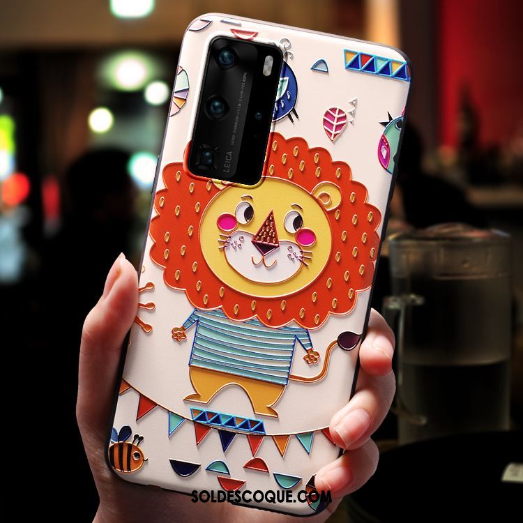 Coque Huawei P40 Pro Nouveau Net Rouge Dessin Animé Tout Compris Téléphone Portable Pas Cher