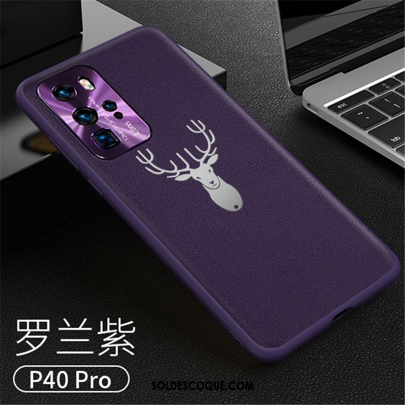 Coque Huawei P40 Pro Nouveau Protection Incassable Très Mince Cuir Housse En Ligne