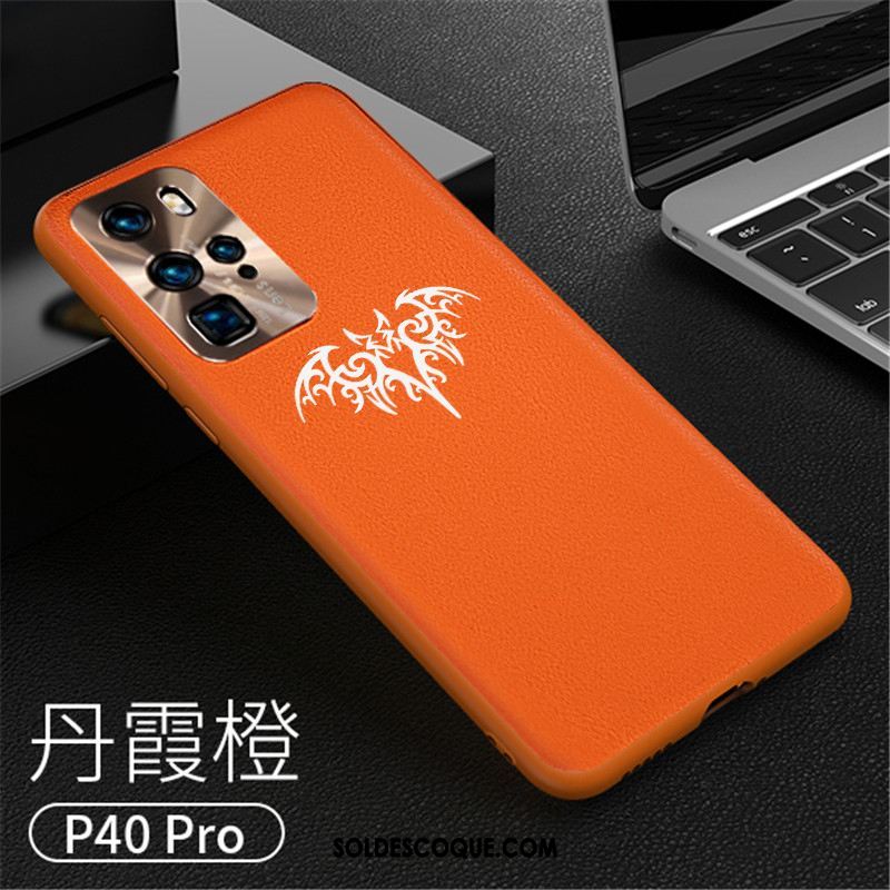 Coque Huawei P40 Pro Nouveau Protection Incassable Très Mince Cuir Housse En Ligne