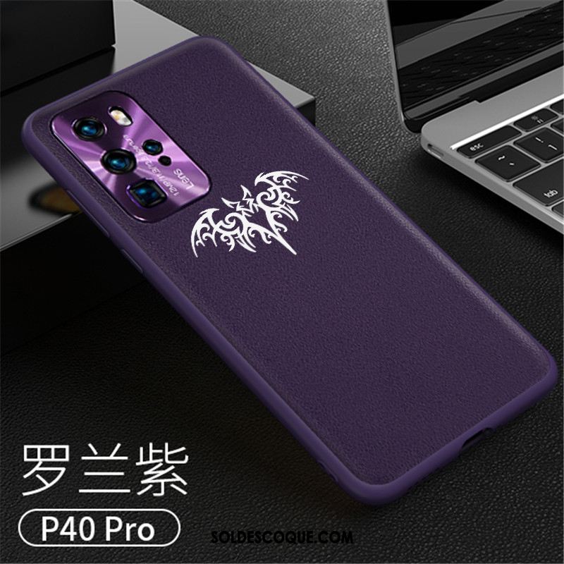 Coque Huawei P40 Pro Nouveau Protection Incassable Très Mince Cuir Housse En Ligne