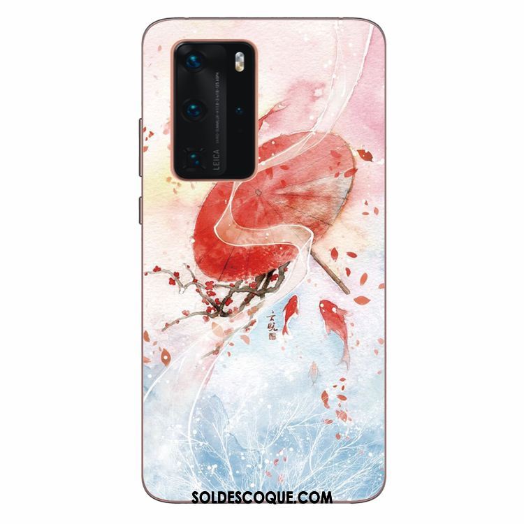 Coque Huawei P40 Pro Personnalité Téléphone Portable Fluide Doux Art Silicone Housse Soldes