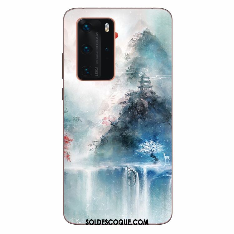 Coque Huawei P40 Pro Personnalité Téléphone Portable Fluide Doux Art Silicone Housse Soldes