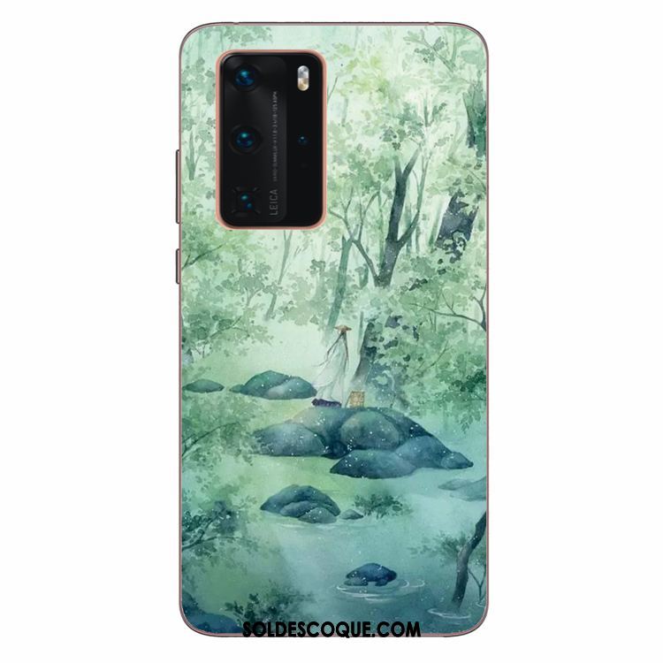 Coque Huawei P40 Pro Personnalité Téléphone Portable Fluide Doux Art Silicone Housse Soldes