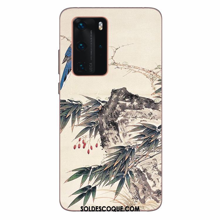 Coque Huawei P40 Pro Personnalité Téléphone Portable Fluide Doux Art Silicone Housse Soldes