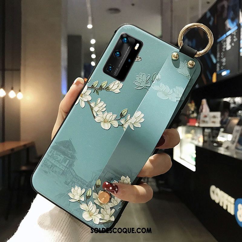 Coque Huawei P40 Pro Silicone Gaufrage Téléphone Portable Protection Tout Compris Pas Cher