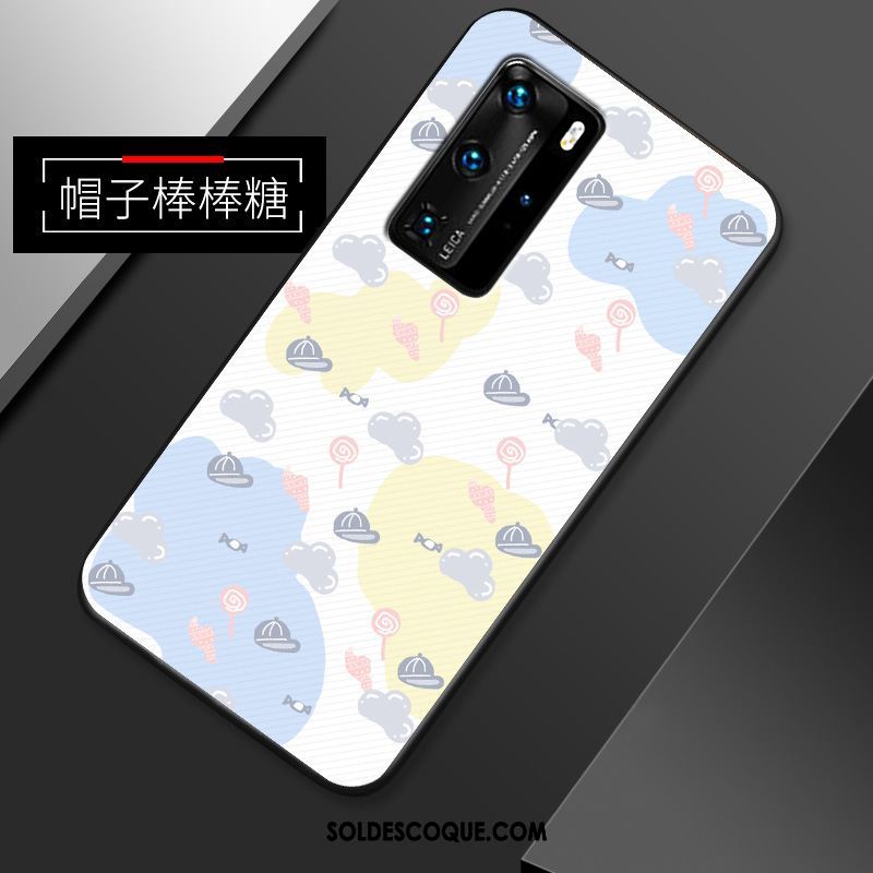 Coque Huawei P40 Pro Simple Tout Compris Incassable Dessin Animé Charmant Pas Cher