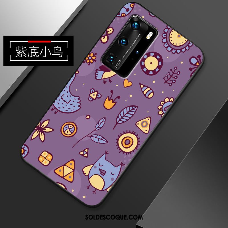 Coque Huawei P40 Pro Simple Tout Compris Incassable Dessin Animé Charmant Pas Cher