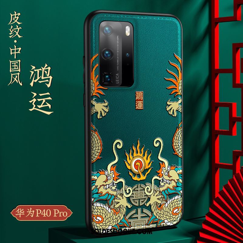 Coque Huawei P40 Pro Style Chinois Téléphone Portable Protection Tendance Très Mince France