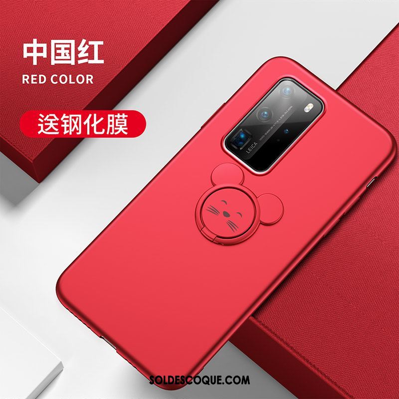 Coque Huawei P40 Pro Tendance Téléphone Portable Fluide Doux Simple Étui Soldes