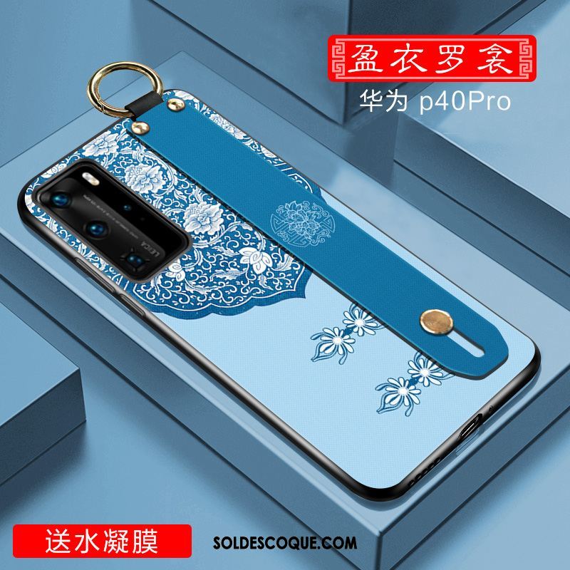 Coque Huawei P40 Pro Étui Délavé En Daim Luxe Incassable Très Mince Housse En Ligne