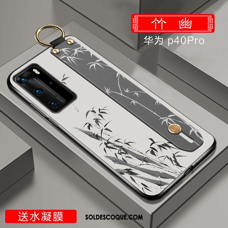 Coque Huawei P40 Pro Étui Délavé En Daim Luxe Incassable Très Mince Housse En Ligne