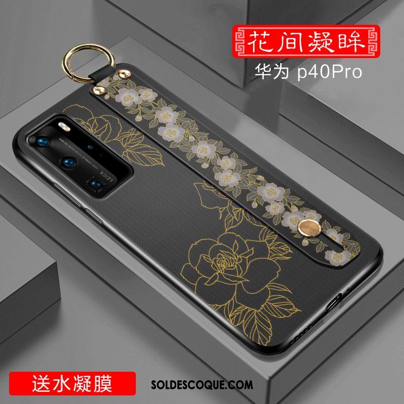 Coque Huawei P40 Pro Étui Délavé En Daim Luxe Incassable Très Mince Housse En Ligne