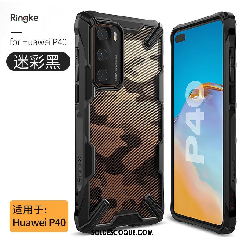 Coque Huawei P40 Silicone Tout Compris Transparent Téléphone Portable Étui Soldes